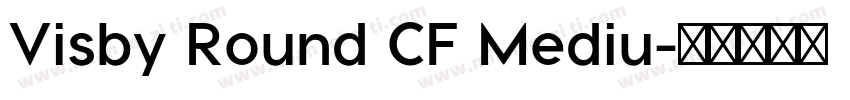 Visby Round CF Mediu字体转换